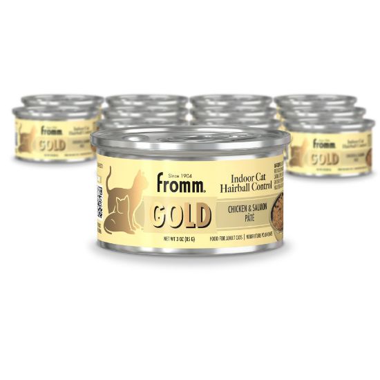 Gold Indoor Cat Hairball Control Chicken & Salmon Pâté Wet Cat Food