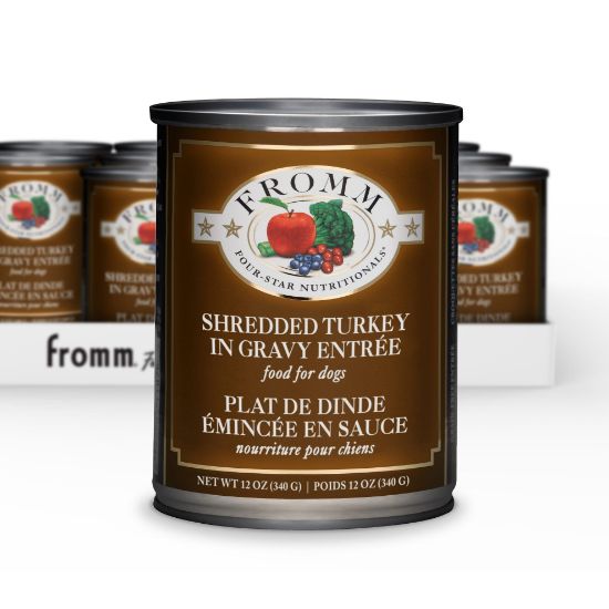 Four-Star Shredded Turkey in Gravy Entrée Wet Dog Food