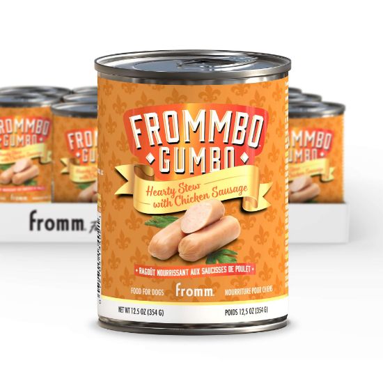 Frommbo Gumbo Hearty Stew with Chicken Sausage Wet Dog Food