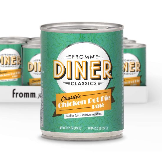 Diner Classics Charlie’s Chicken Pot Pie Pâté Wet Dog Food