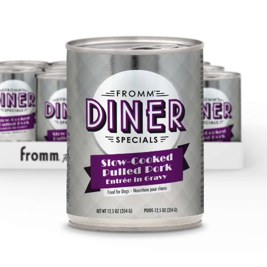 Diner Specials Slow-Cooked Pulled Pork Entrée in Gravy Wet Dog Food