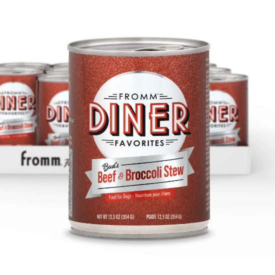 Diner Favorites Bud's Beef & Broccoli Stew Wet Dog Food