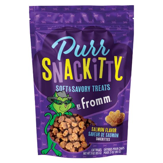 PurrSnackitty Salmon Flavor Snackitties Cat Treats