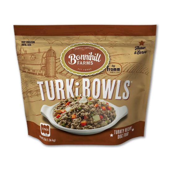 Bonnihill Farms TurkiBowls Turkey Recipe Gently Cooked Frozen Dog Food