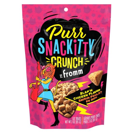 PurrSnackitty Crunch Cat Treats by Fromm Family Pet Food. Slap'n Chicken Flavor