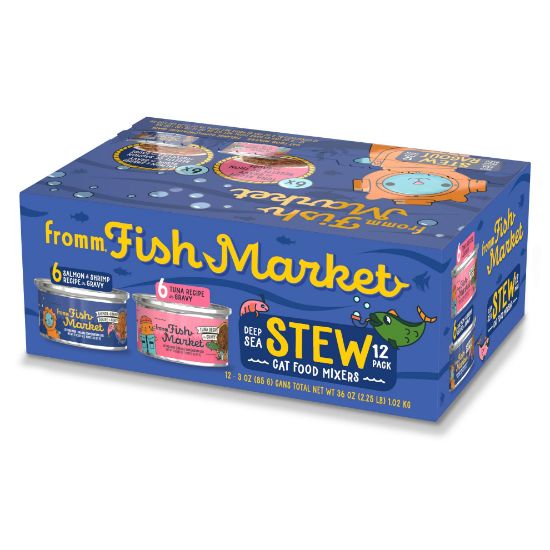 Fish Market Deep Sea Stew Cat Food Mixers Variety Pack