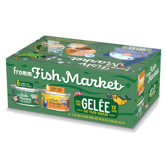 Fish Market High Tide Gelée Cat Food Mixers Variety Pack