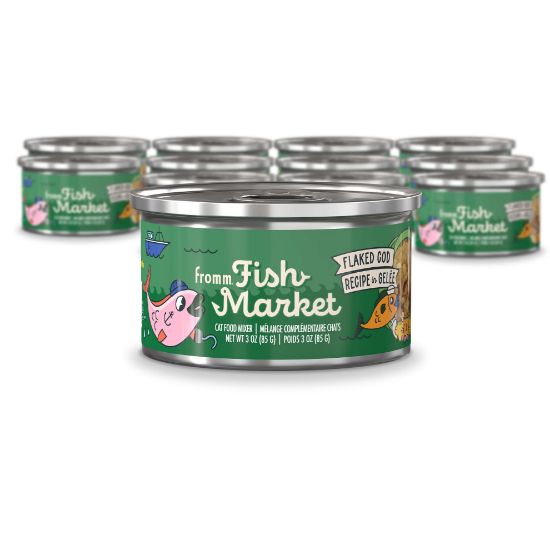 Fish Market Flaked Cod in Gelée Cat Food Mixer