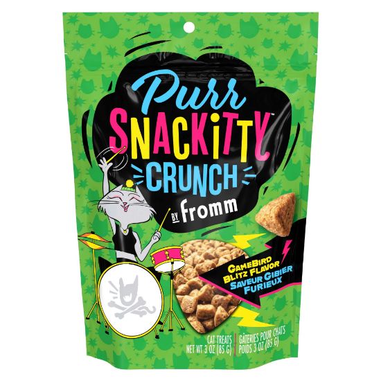 PurrSnackitty Crunch Gamebird Blitz Flavor Cat Treats