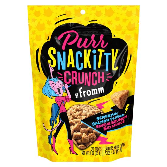 PurrSnackitty Crunch Screamin' Salmon Flavor Cat Treats