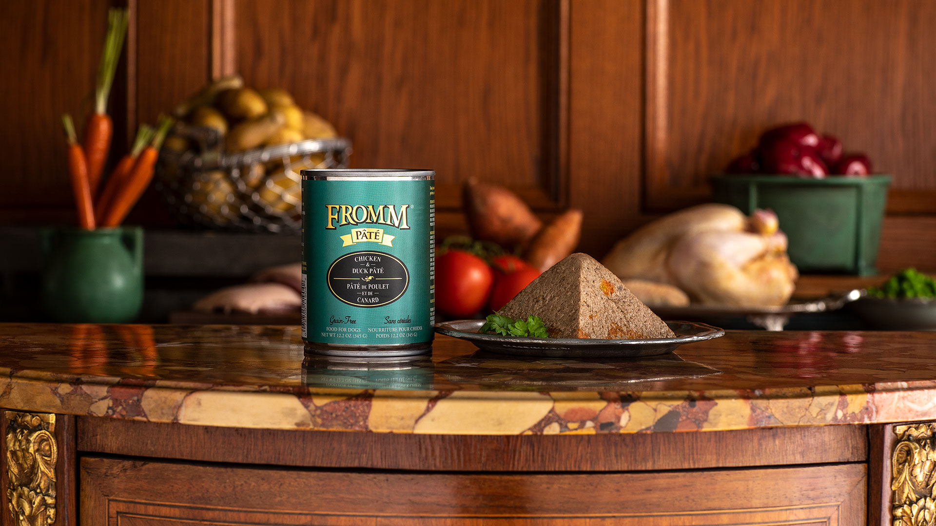 fromm canned dog food chicken pate